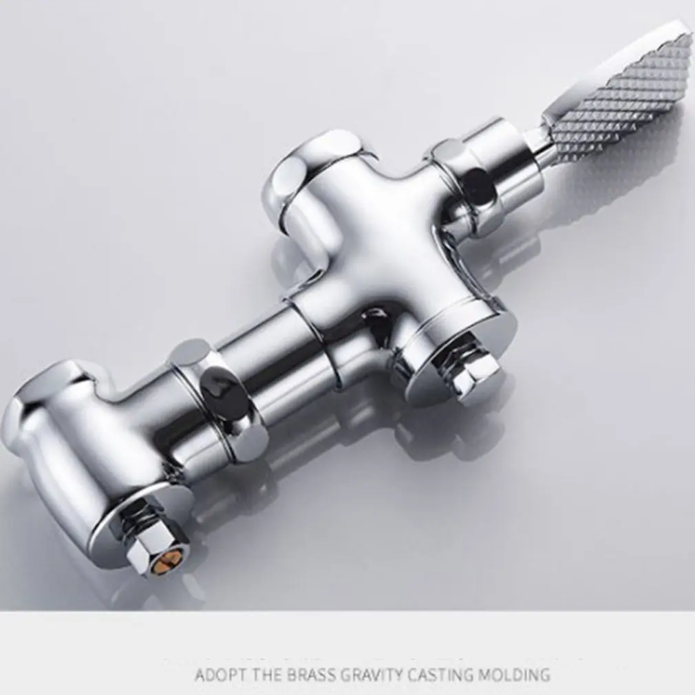 Медный клапан с задержкой табурет промывочный нажатие на стопу задержка