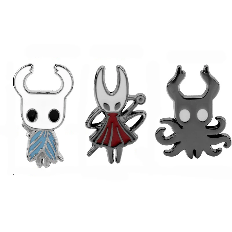 

New game Hollow Knight Enamel Pin Wanderer Bumblebee Role Playing Pin Badge Lapel Men Women Fashion Jewelry Funny Gift