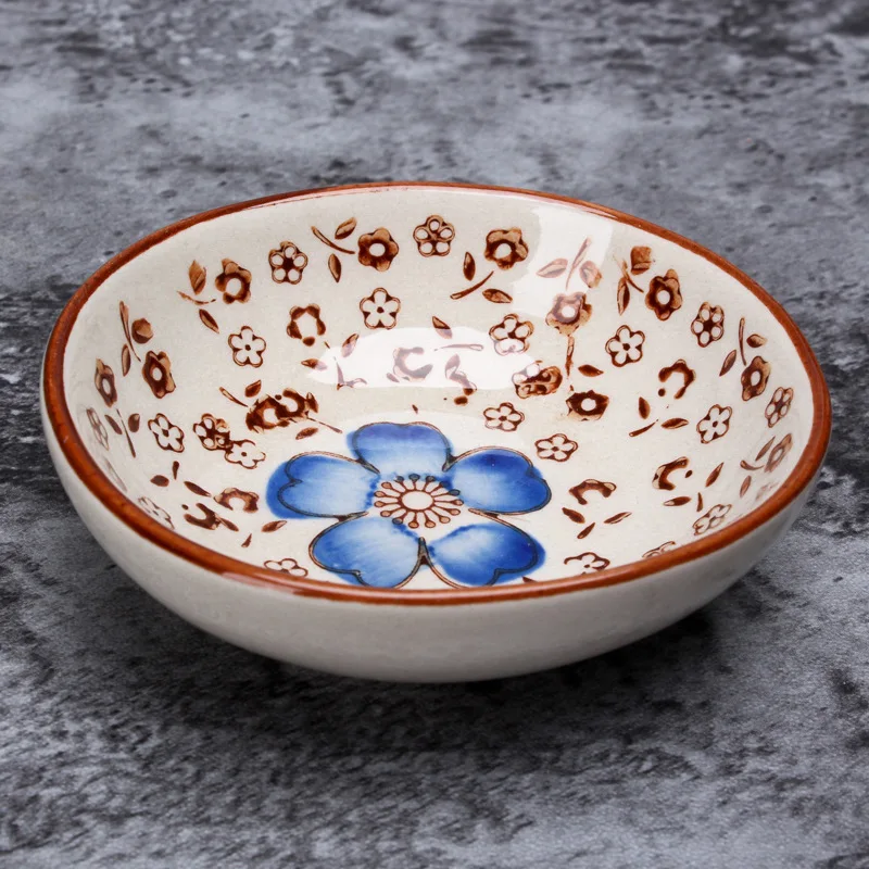 Тарелка с лепестками приправа для блюд блюдо из соевого соуса 4 цвета на выбор|dish