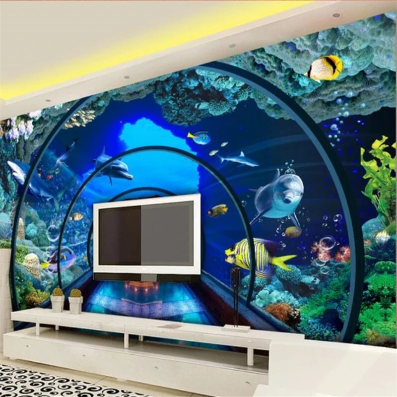 Пользовательские обои 3d фото фрески лошадь стерео креативное пространство