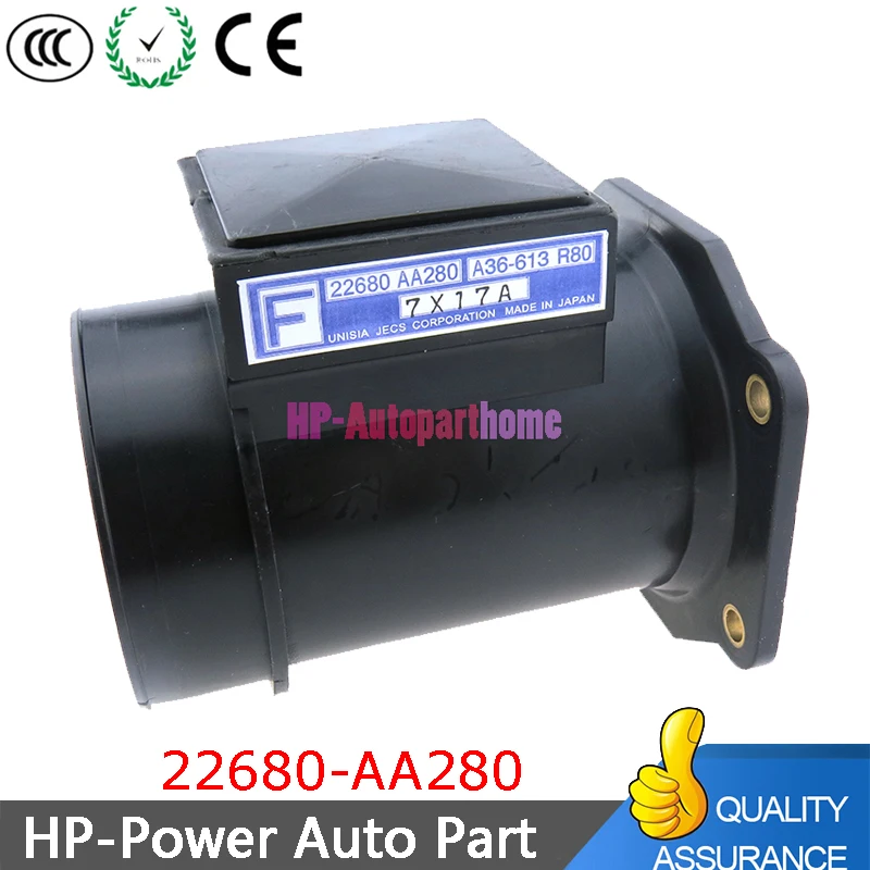 OEM 22680 AA280 Датчик массового расхода воздуха 22680AA280 A36613 A36 613 для Subaruu Impreza 2.0l Turbo GT GC GF