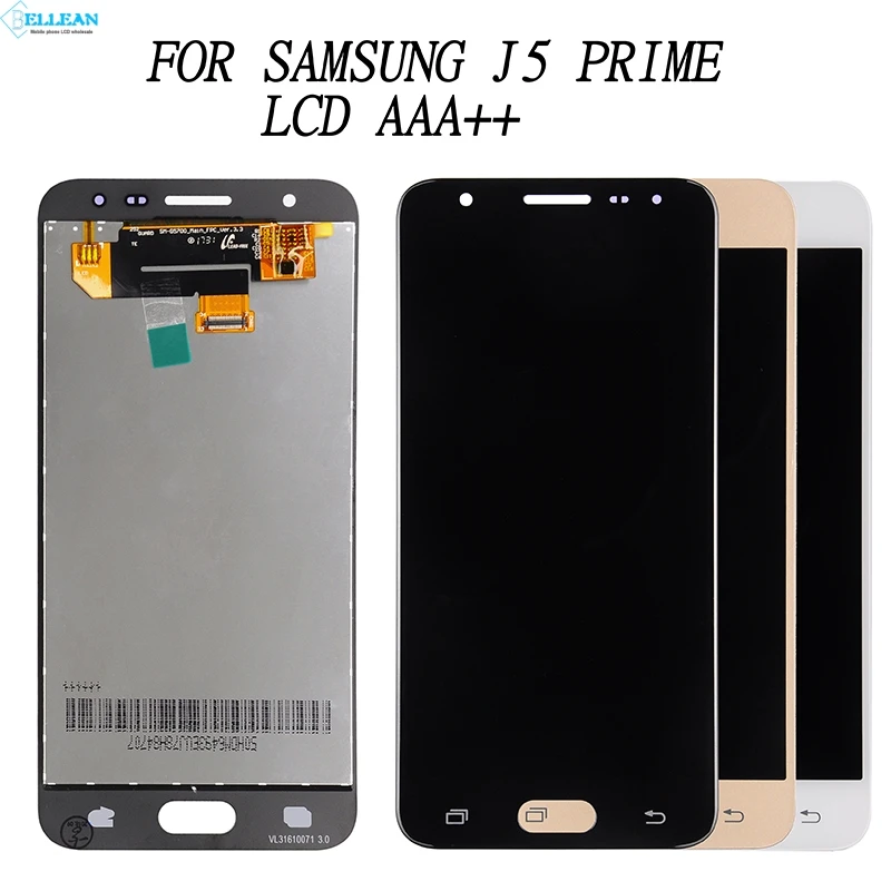 Catteny для Samsung Galaxy J5 Prime дисплей с кодирующий преобразователь сенсорного экрана в