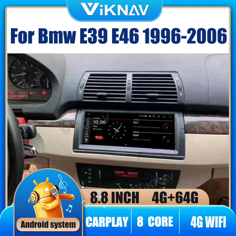 

Автомагнитола на платформе Android для автомобилей Bmw E46 8,8-1996 г. В., 2006-2002 г., видео, радио, мультимедийный плеер, стерео, GPS, DVD, Wi-Fi, навигация