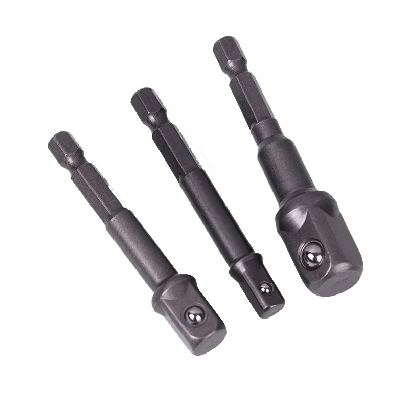 

3 шт., набор удлинителей для дрели, с шестигранным хвостовиком 1/4 дюйма 3/8 дюйма 1/2 дюйма