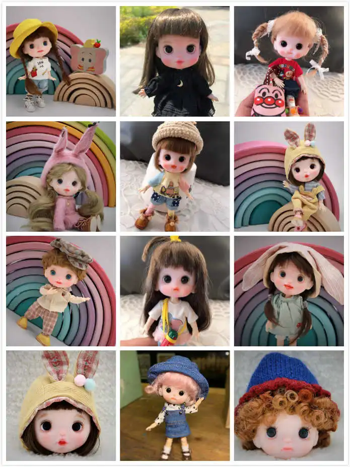 OB11 кукла ручной работы на заказ 1/8 BJD куклы OB голова и Обнаженная кукла Полимерная глина