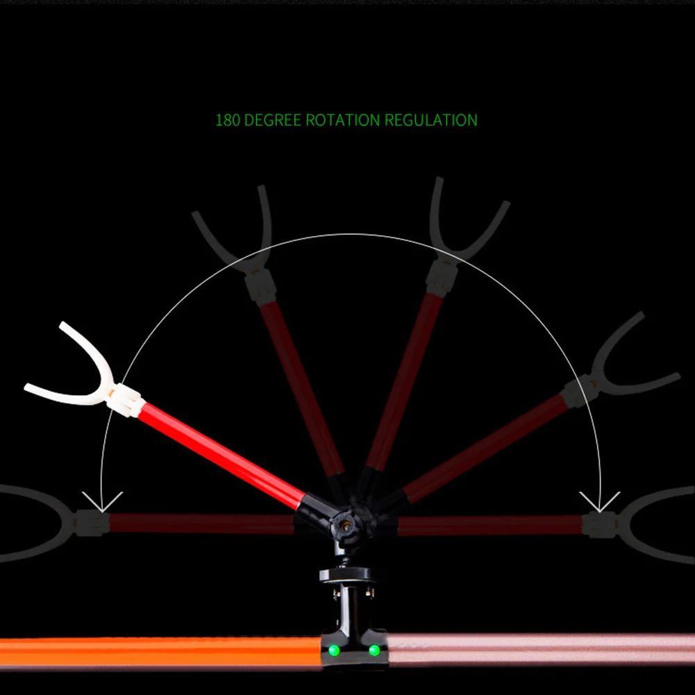 Back Stretch Hand Adjustable Angle Gadget Simple Carbon Stand Rotating Angler Fishing Rod Holder Accessories Pole Bracket | Спорт и