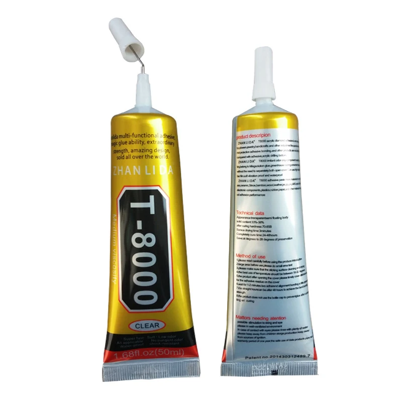 T8000 Repair Liquid Glue Screen Kit 15ml Multi Purpose for Touchscreen Phone Frame/Touch Epoxy Adhesive MDD88 | Обустройство дома