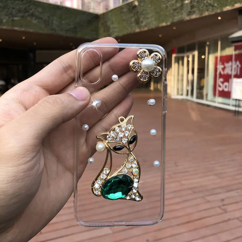 

For Samsung Galaxy A01 Core Case Luxury Diamond PC Transparent Shockproof Back Cover For Samsung A01 Core SM-A013F Phone Cases