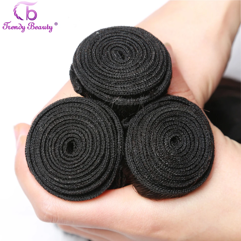 Бразильские волнистые волосы 3 пучка в общем человеческие для наращивания цвет 1B