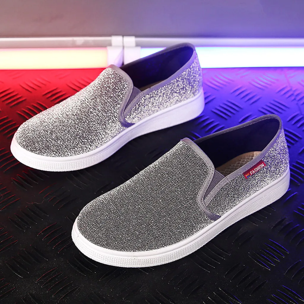 SAGACE Повседневная обувь Кроссовки Сезон лето модная с блестками и стразами для