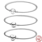 Браслет женский из серебра 925 пробы с подвесками-бусинами