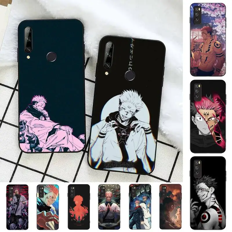 

FHNBLJ Jujutsu Kaisen Ryomen Sukuna Phone Case for Huawei Honor 10 i 8X C 5A 20 9 10 30 lite pro Voew 10 20 V30