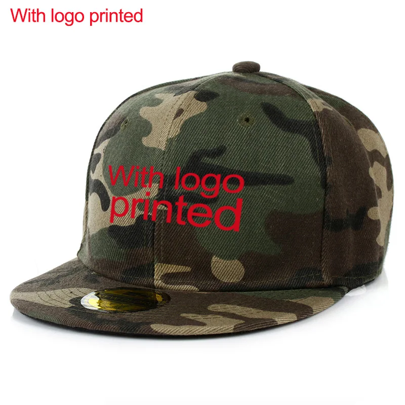 Lanmaocat Маскировочная шапка Snapback кепки в стиле хип-хоп для взрослых мужчин и женщин унисекс дети пользовательские логотип печатные или вышивка модные шапки - Цвет: logo printed
