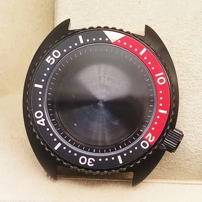 

New nh35 case mechanical watch refitting diving watch accessory case green luminous watch Ring Abalone Shell