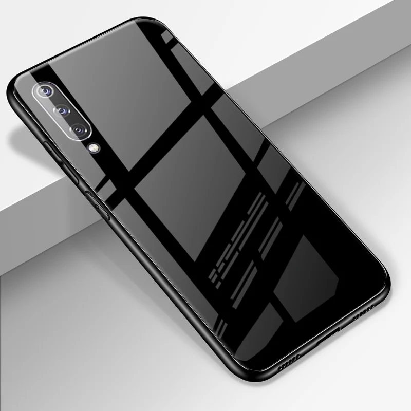 UPaitou Case for Xiaomi Redmi 8A Note 8 Mi 9 9T Pro Lite Explore SE Tempered Glass TPU Edge Anti Fall Hardness Cover |
