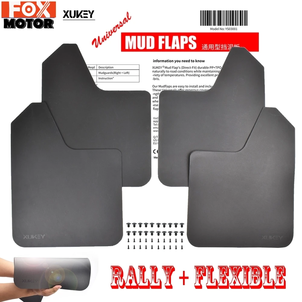 Для Subaru XV Ford Ranger Rav4 Dmax 7 Racing Sport Универсальные Брызговики для автомобиля Авто