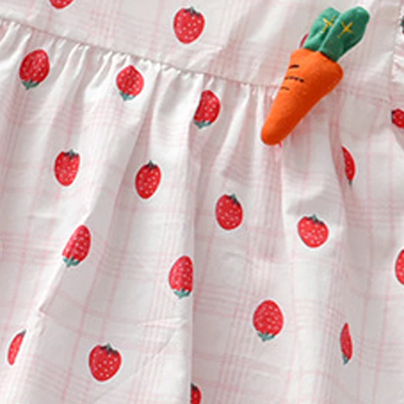 

Girls Clothing Sets Korean Style Summer Toddler Fruit Print Vest And Shorts 2pcs Outfits Short Sleeve Children Suits