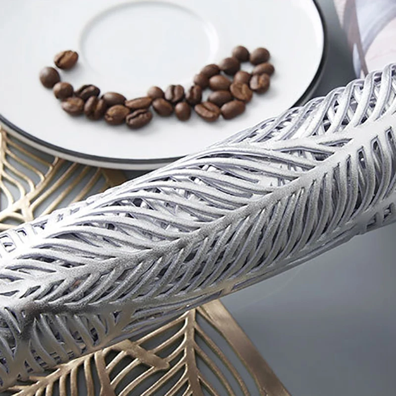 

4Pcs Placemats Washable PVC Tablemats Stain-Resistant Non-Slip PVC Pad