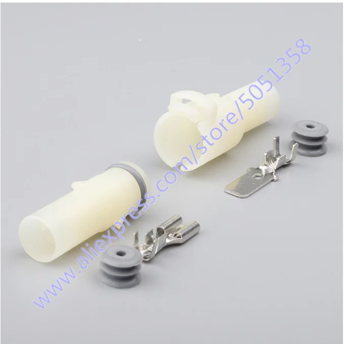 Комплект 200 шт., автомобильный водонепроницаемый штекер, 1 штифт, 7,8 мм