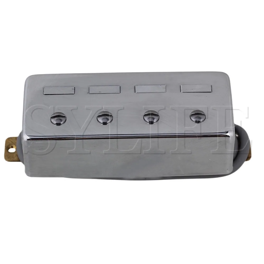 Музыкальная 4-струнная Гитара Бас Серебряная медная Магнитная Замена