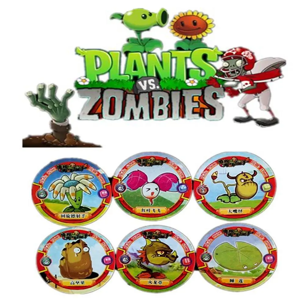 48 шт./лот коллекция растений садов карты в форме горошины стрельба Подсолнух экшн