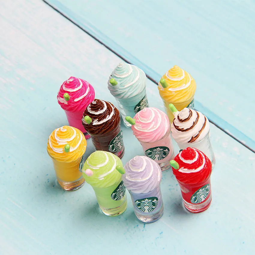 3 шт. чашка для мороженого frappucino соломенная дополнение пушистых слизи шармы