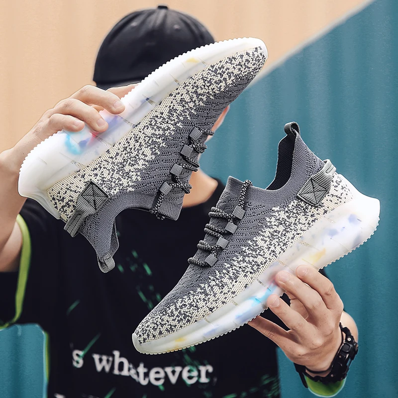 

Mens Fashion Sneakers Mens Espadrilles Sneakers Men 2018 Sports Shoes Breathable Trainers Footwear In Men's Casual