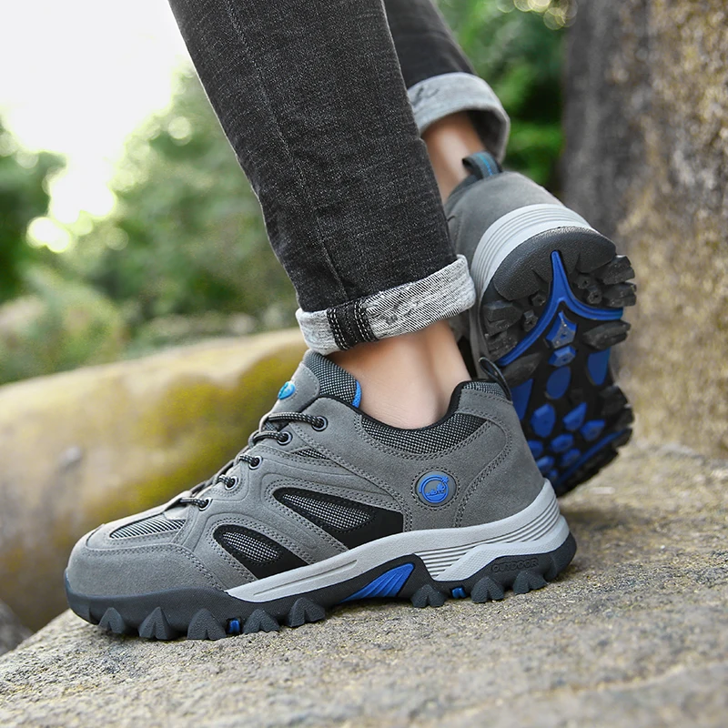 

Summer Korean Solid Color Round Head Mountaineering Outdoor Four Seasons Sports Casual Shoes