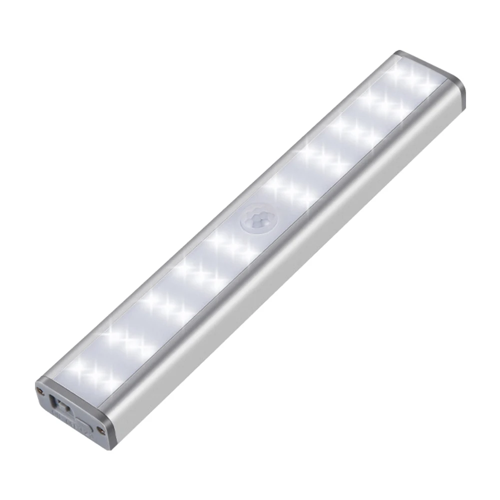 Беспроводной светильник под шкаф с клейкой наклейкой для шкафа лестницы USB