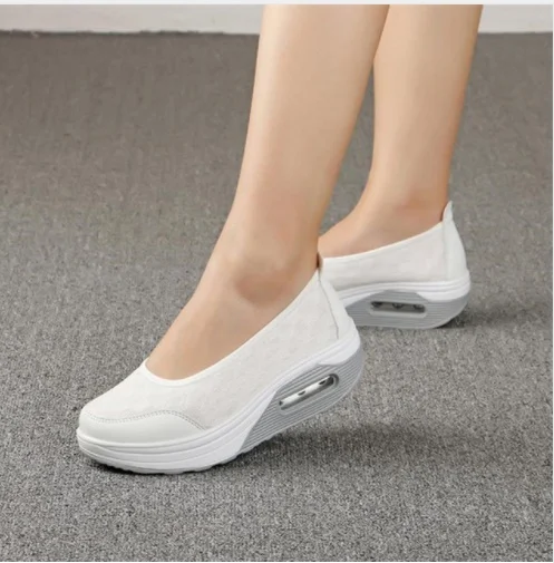 Autumn Spring Women Flats Shoes Platform Sneakers Slip On Flats Leather Suede Ladies Loafers Casual Shoes Women loafers shoes