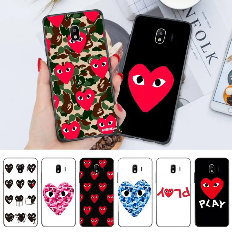 

PLAY Comme des Garcons Heart Phone Case for honor 8A 10 10i 9 Lite 5A 7A 8x 9x Pro 20 7c 8c PLAY Cover coque