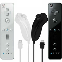 for nintend wii wireless bluetooth joystick remote controller sync gamepad left hand nunchuck controller optional motion plus