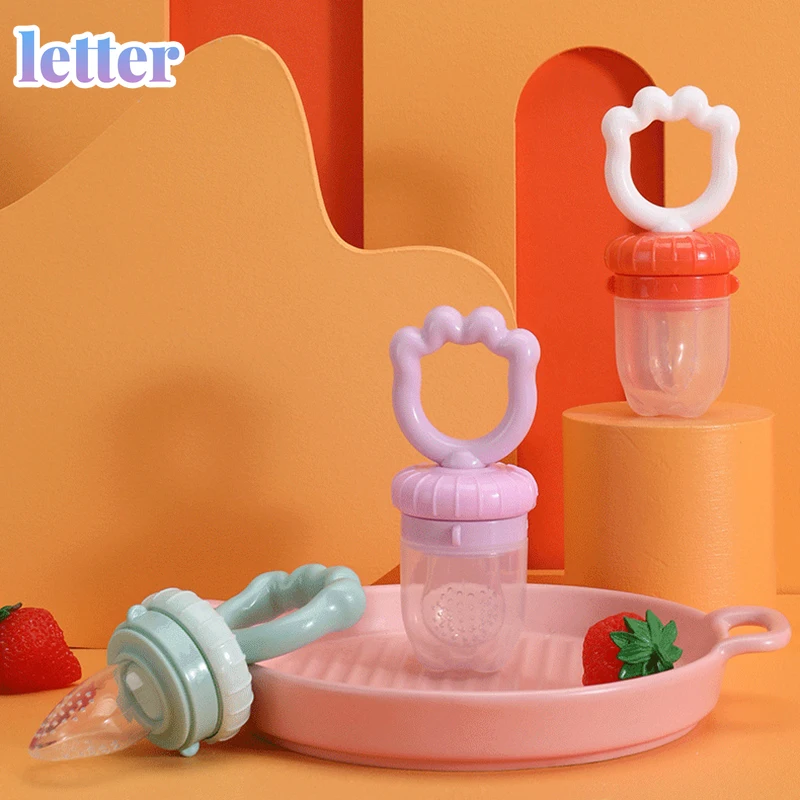 

1@#1Pcs Kids Fruit Feeder Feeding Safe Baby Teat Fruit Juice Nipples Baby Teethers Pacifier Chain Gift Fresh Food Nibbler