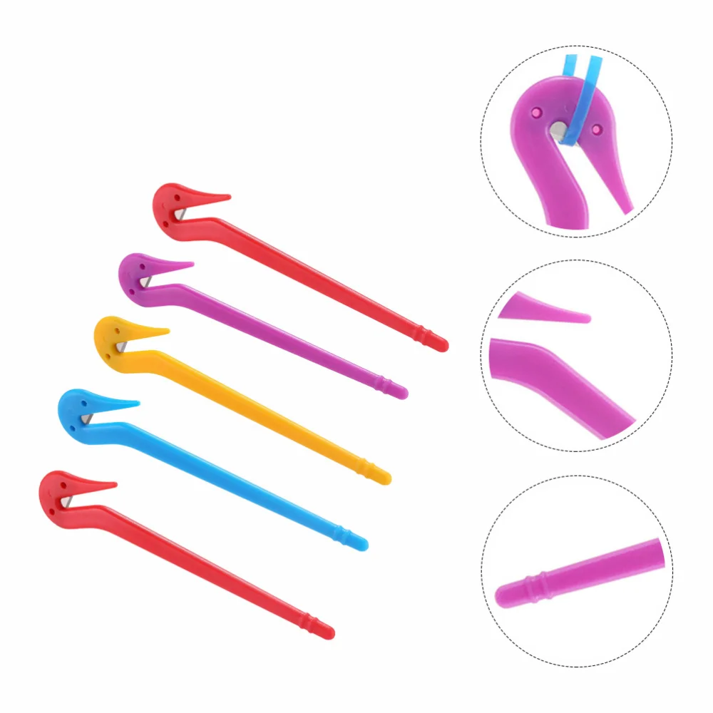 

5 Pcs Hair Band Cutters Disposable Rubber Band Remover Hair Ties Removing Tool