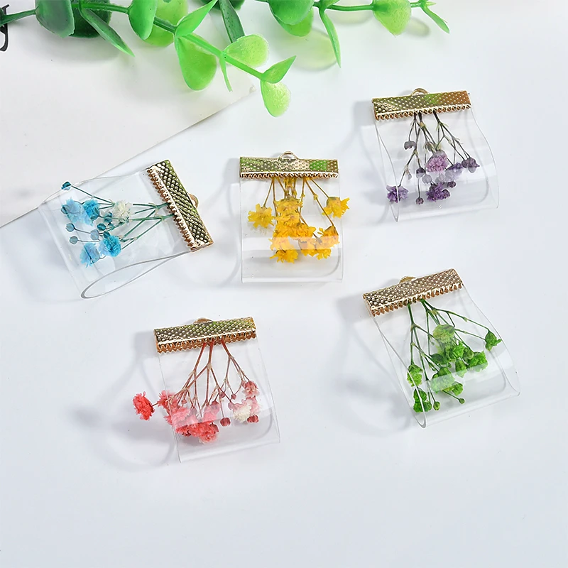 Ювелирные аксессуары сделай сам свежие и милые неувядающие сушеные цветы