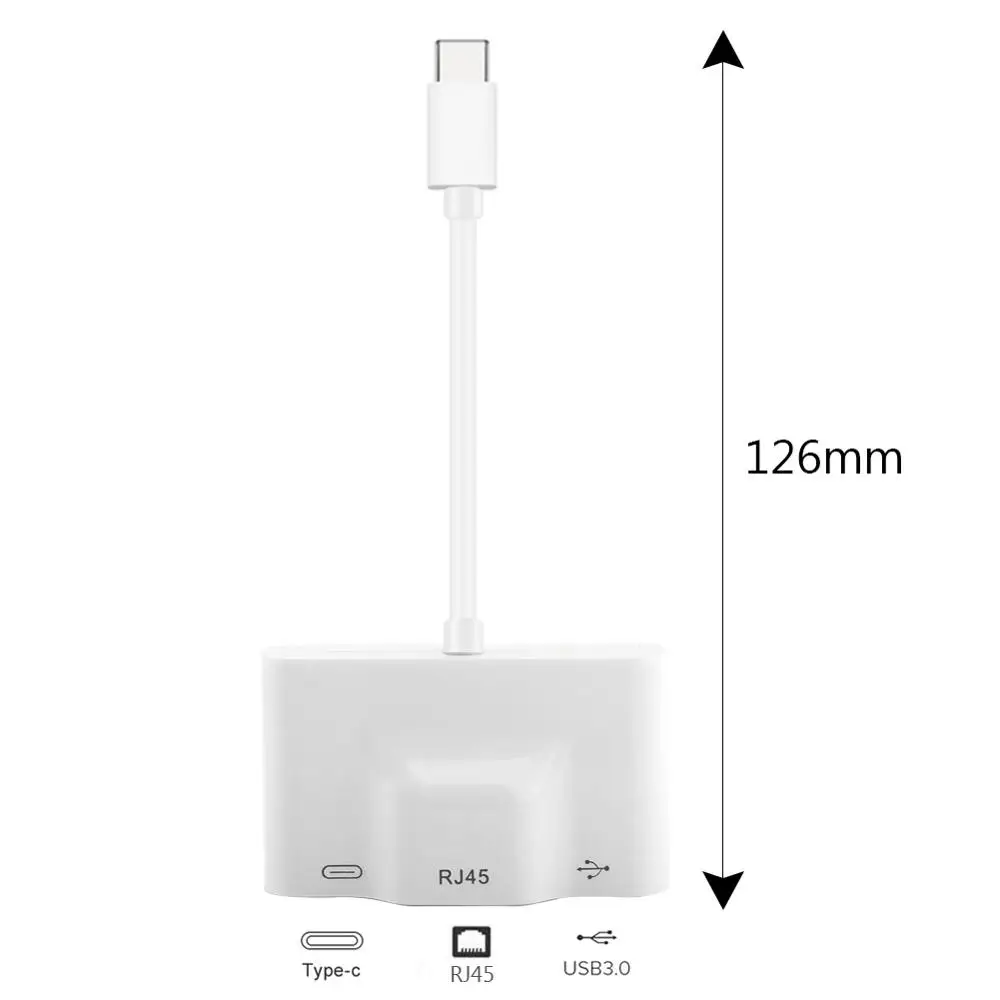 USB-C концентратор к USB type C RJ45 адаптер Поддержка PD Быстрая зарядка для samsung Galaxy huawei