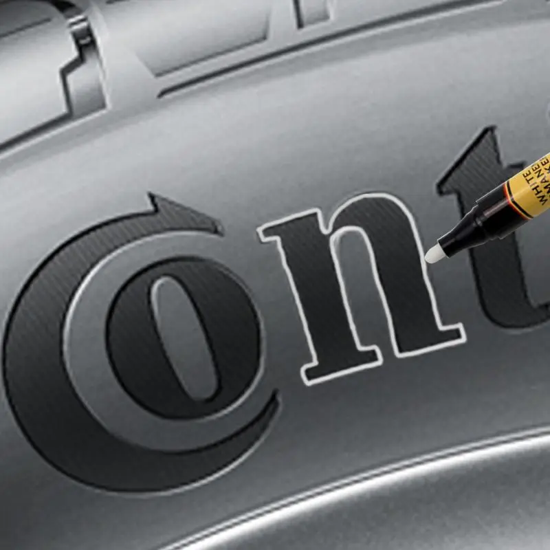 

White Marker Pen Paint Oil Car Tire Marker Pen Waterproof Paint Graffiti Pen