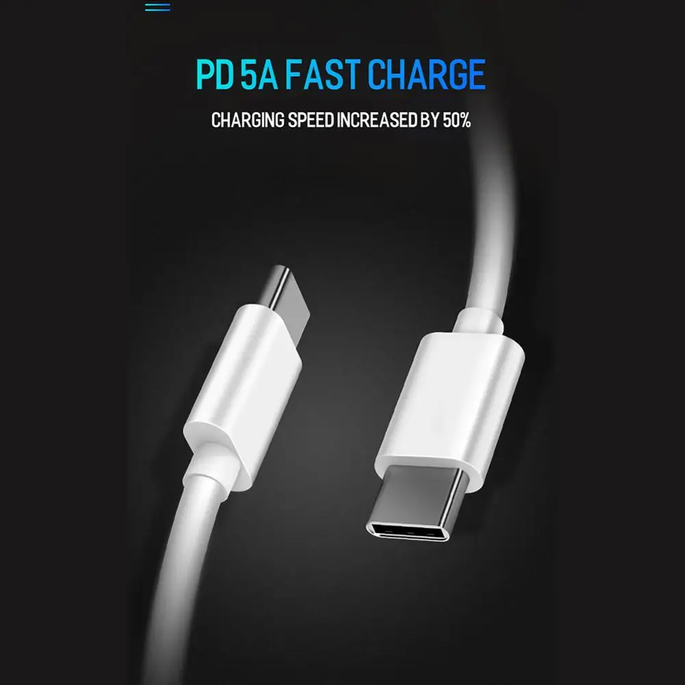 3а QC3.0 Тип C к USB кабель для смартфона поддержка PD 60 Вт Кабель быстрой зарядки Дата