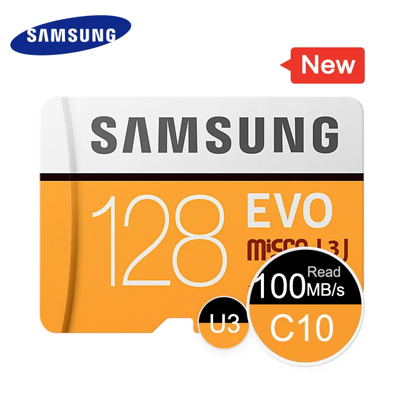 SAMSUNG 100% оригинал TF Micro SD карта памяти MicroSD класс 10 U3 32 Гб 64 128 ГБ 256 для смартфона