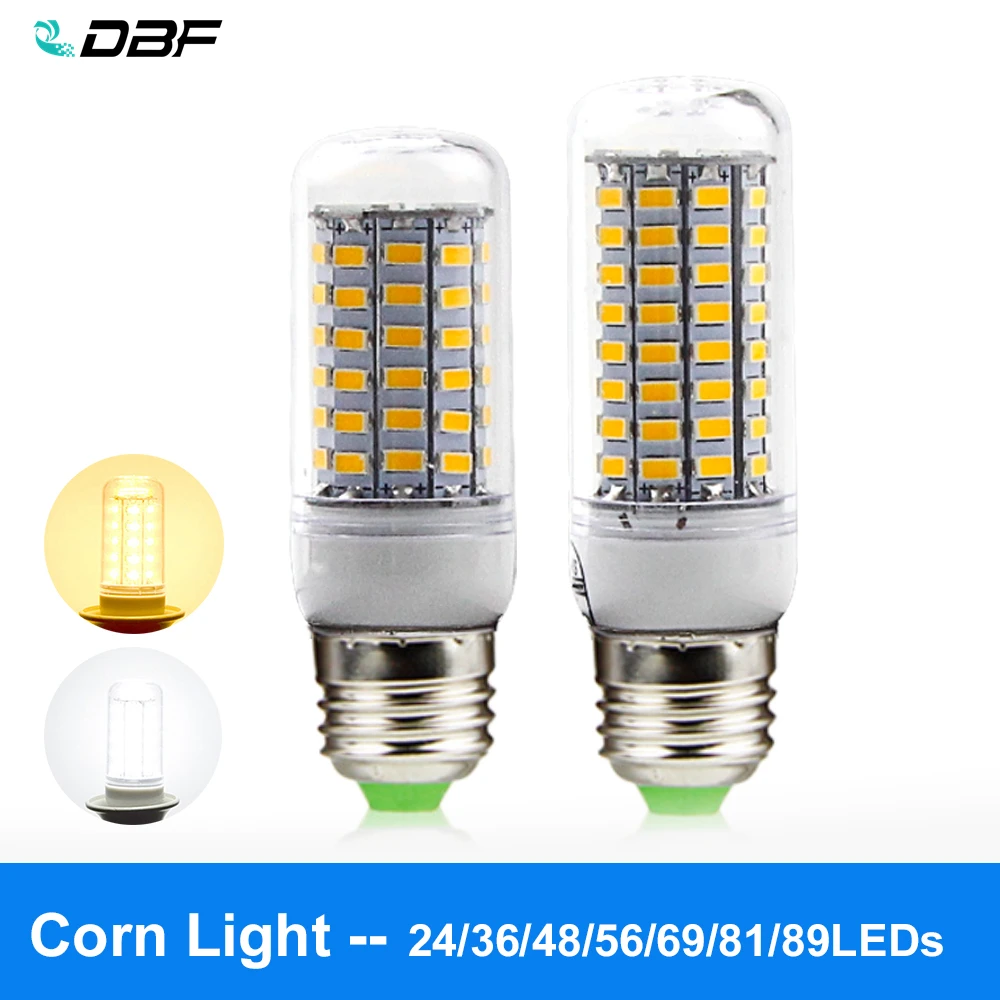 220 В 240 высокая яркость светодиодный светильник E27 SMD5730 для кукурузы лампада