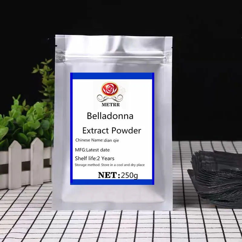 100 г 1000 Высококачественный чистый порошок экстракта белладонны скополамина
