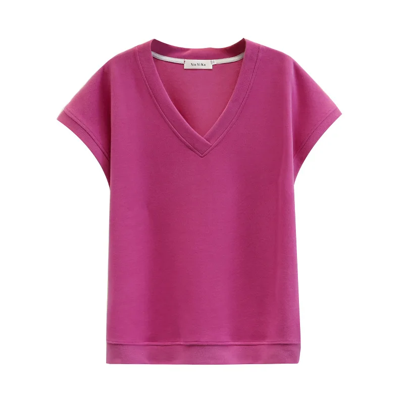 Женский летний топ без рукавов однотонный жилет размера плюс Повседневная