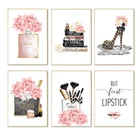 DIY 5D алмазная живопись, макияж, искусство, леопардовая обувь, наборы для вышивки крестиком, полная Алмазная вышивка, мозаика, украшение для дома