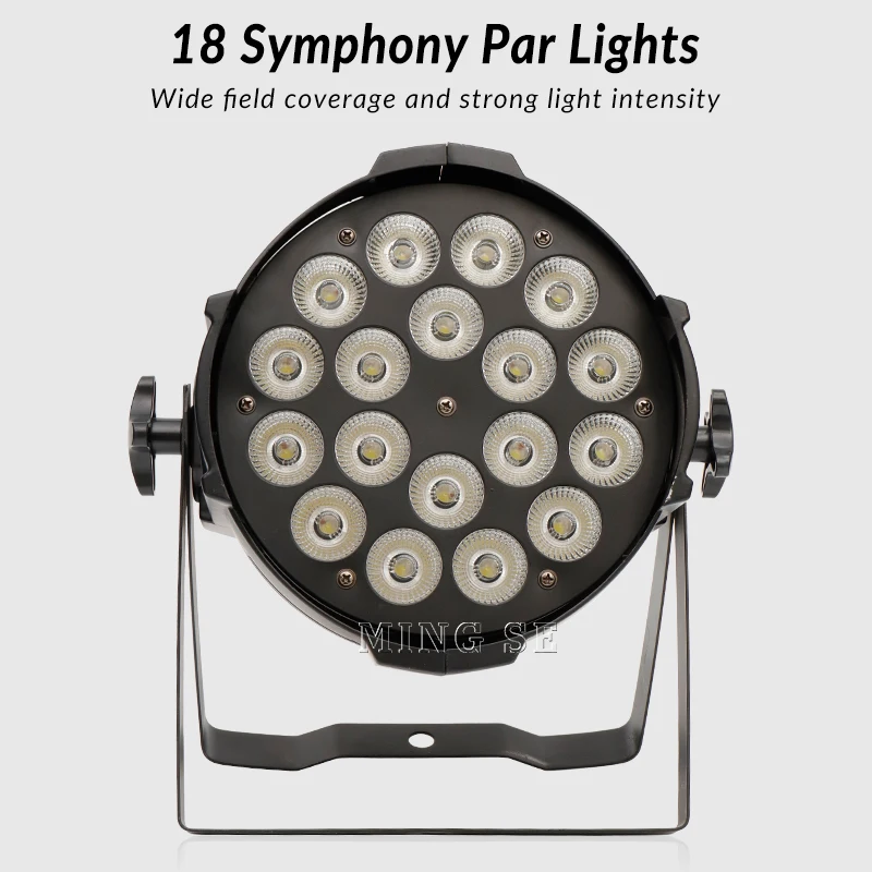 4 шт./лот 18x12 Вт светодиодные светильники Par RGBW 4in1led dmx512 освещение для дискотеки