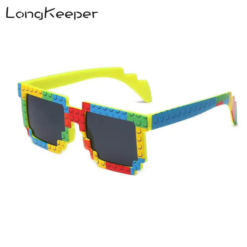 Красочные Солнцезащитные очки унисекс LongKeeper 2020 модные пластиковые с защитой UV400