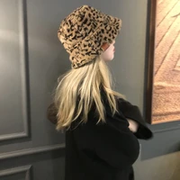 anti season clearance 2020 winter women hats leopard print casual fur girlsperimeter hats for women