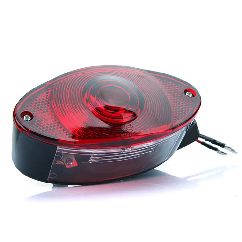12V 10W Motorcycle Rear Brake Stop Lamp Tail Light Red For Motorbike Chopper Dirt Bike Universal |