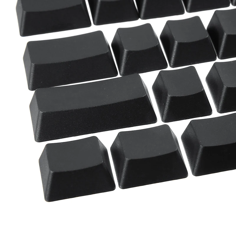 

Mayitr 1pc Black High Quality 61 Keycaps Set Blank PBT Keybord Keyless Caps For MX Switches Mechanical Keyboards