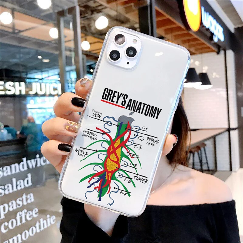 Чехол для телефона Greys Anatomy You are my person iPhone 11 Pro Max 5 6 6S 7 8 Plus X XS XR прозрачный мягкий