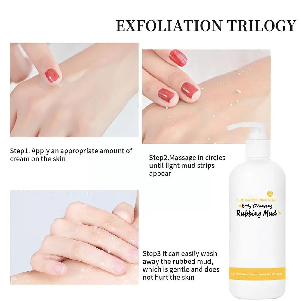 

Exfoliating Cream Body Scrub Massage Cream Skin Whitening Skin Moisturizing Remove Dead 50/100ml Skin Care Smooth Cleaning M7A1